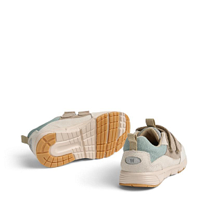 Кроссовки со вставками из замши Wheat, кремовый ликер